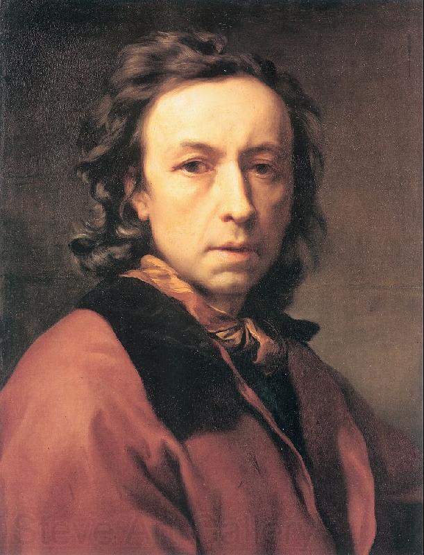 MENGS, Anton Raphael Self-Portrait Germany oil painting art